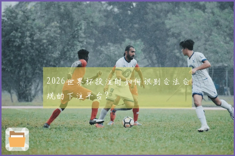 2026世界杯投注时如何识别合法合规的下注平台？